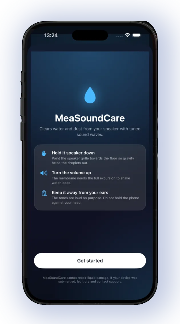 MeaUnda: Water & dust eject